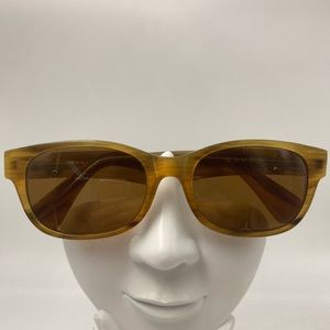 Beverly Hills Polo Club Yellow Oval Sunglasses